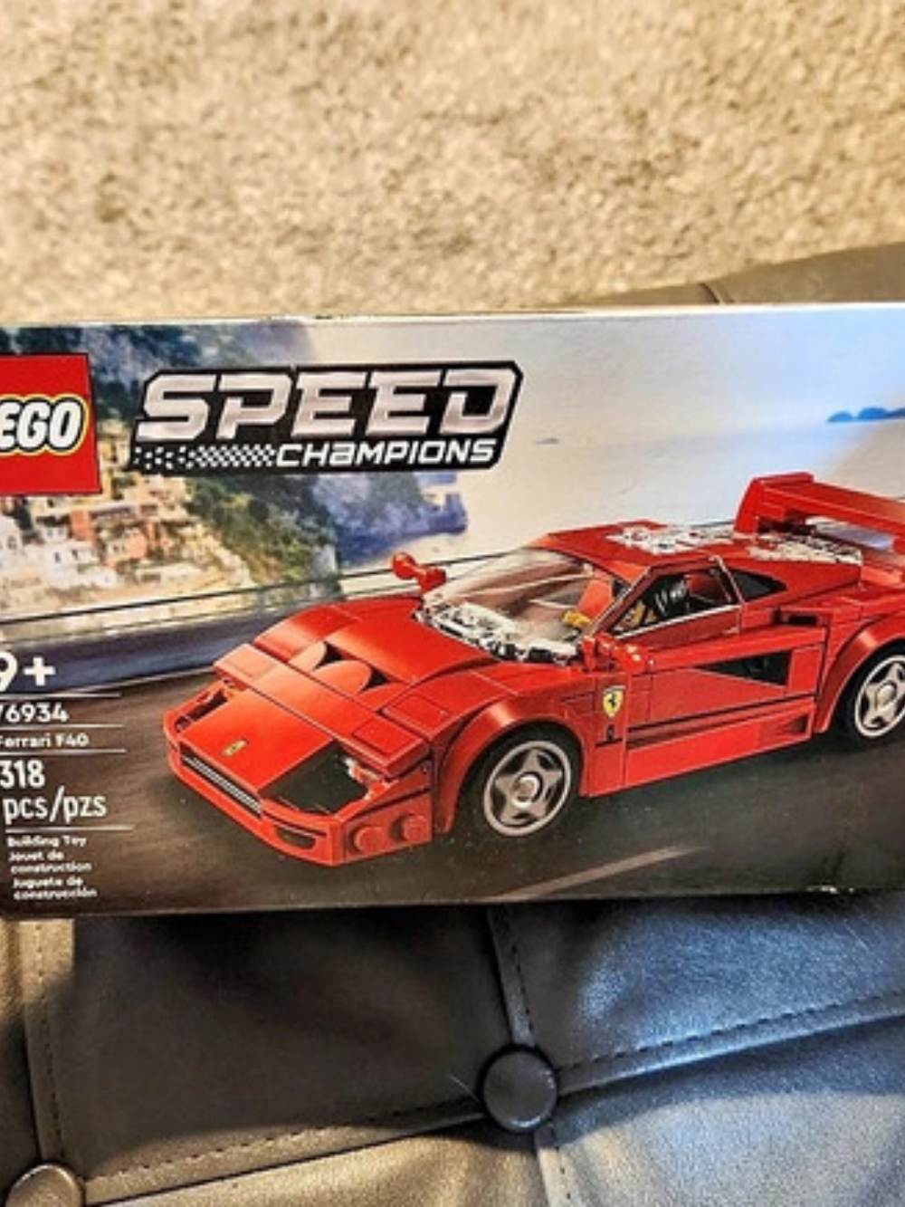 New LEGO Ferrari F40 Speed Champions 76934 Red & Black